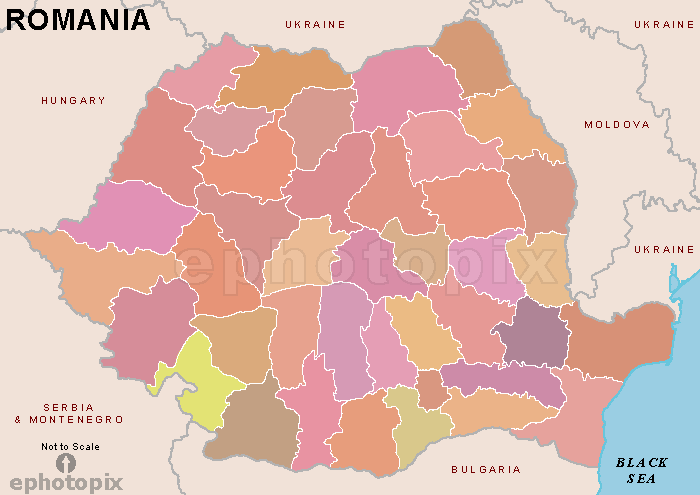 romania map of counties  7 Romania Map Of Counties