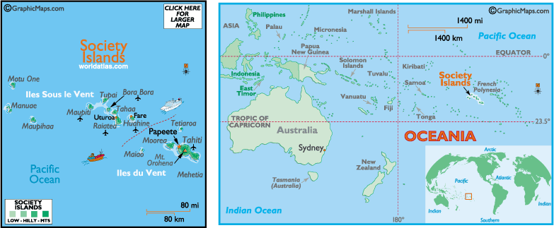 tahiti map 24 Tahiti Map