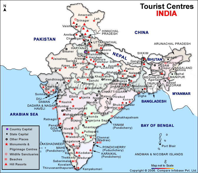 india tour map 5 India Tour Map