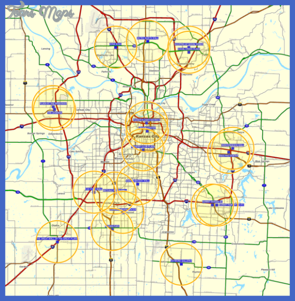 kansas city area map 1 Kansas City Area Map