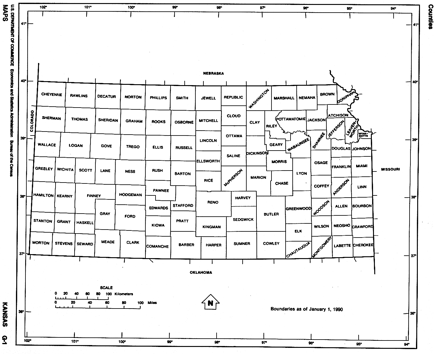 kansas county maps 0 Kansas County Maps