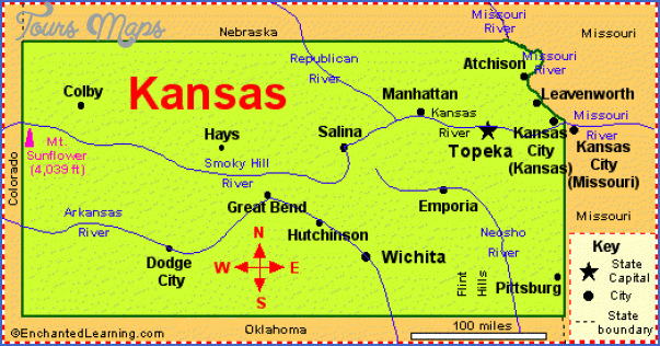 maps of kansas 4 Maps Of Kansas
