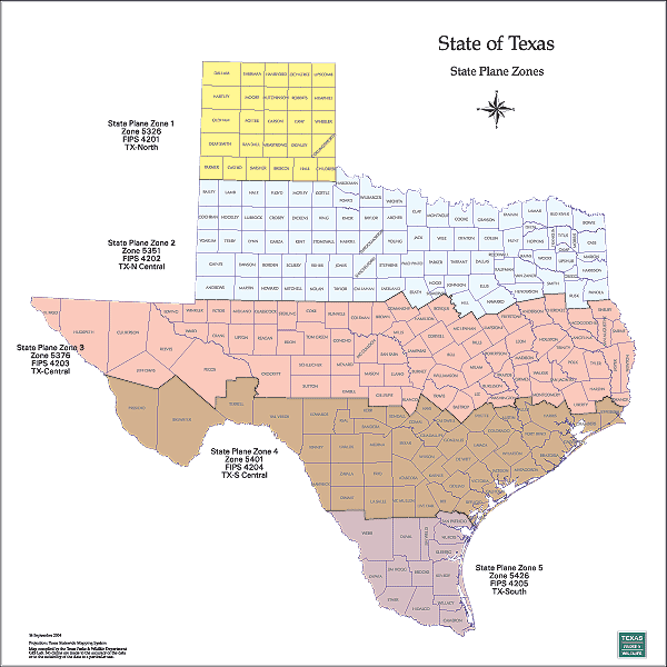 texas map zone 2 TEXAS MAP ZONE