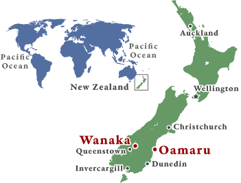 3240 ov website nzmap Oamaru New Zealand Map