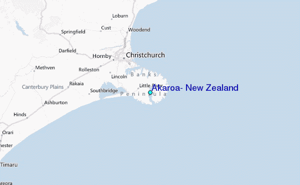 akaroa new zealand 8 Akaroa New Zealand Map