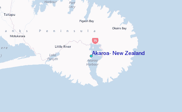 akaroa new zealand map 1 Akaroa New Zealand Map