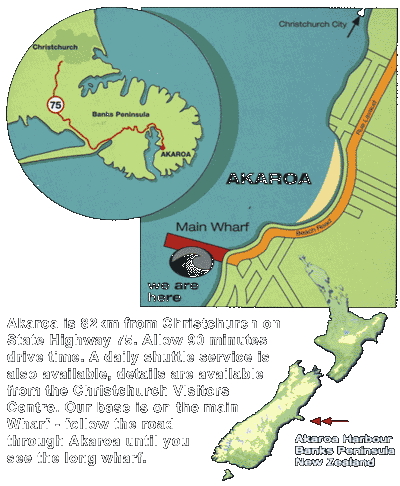 akaroa map large Akaroa New Zealand Map