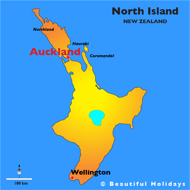 auckland Auckland New Zealand Map