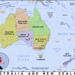 aunzblu2 150x150 Map Of Australia And New Zealand