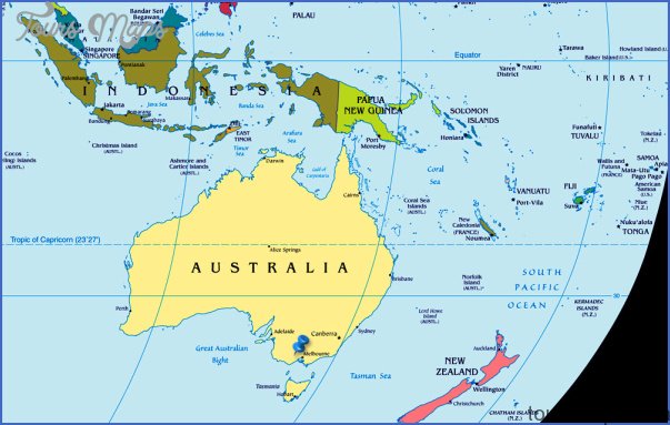 australia 4 Where Is New Zealand Located On A World Map