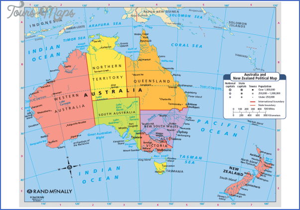 australia and new zealand 1 Maps Of Australia And New Zealand