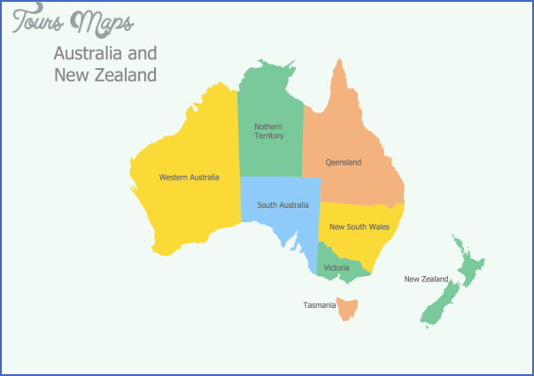 australia and new zealand 3 Map New Zealand Australia