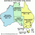 australia time zone map 150x150 New Zealand Time Zone Map