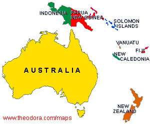 australia new zealand map 2 Where Is New Zealand Located On A World Map
