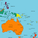 australia oceania australasia 150x150 Map Of New Zealand And Australia And Fiji