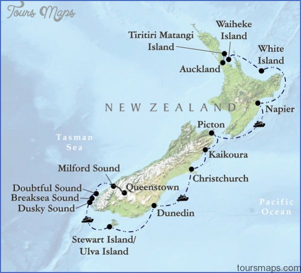 insider s new zealand cruise  web main Milford Sound New Zealand Map
