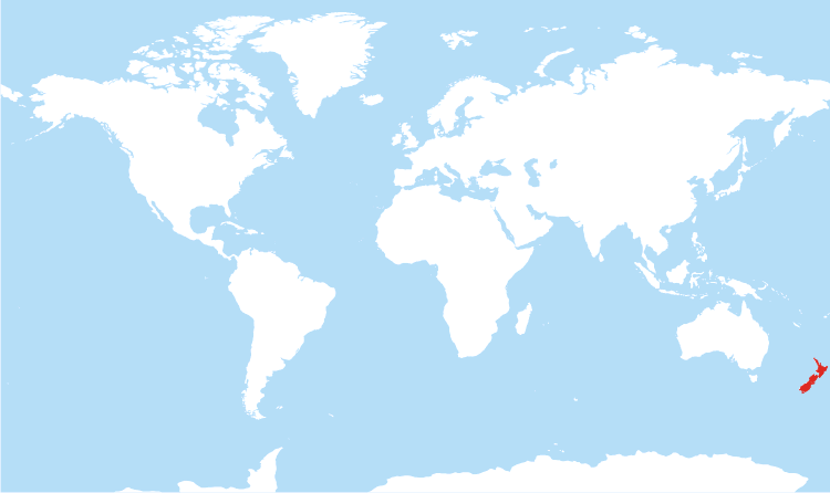 location New Zealand Location On Map