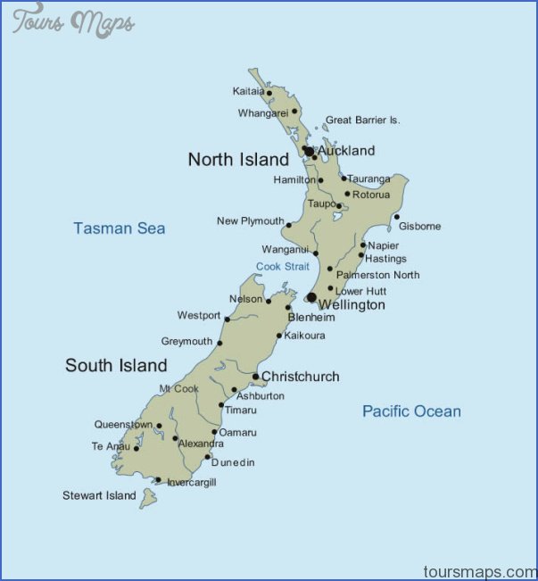 New Zealand Real Estate Map Toursmaps Com