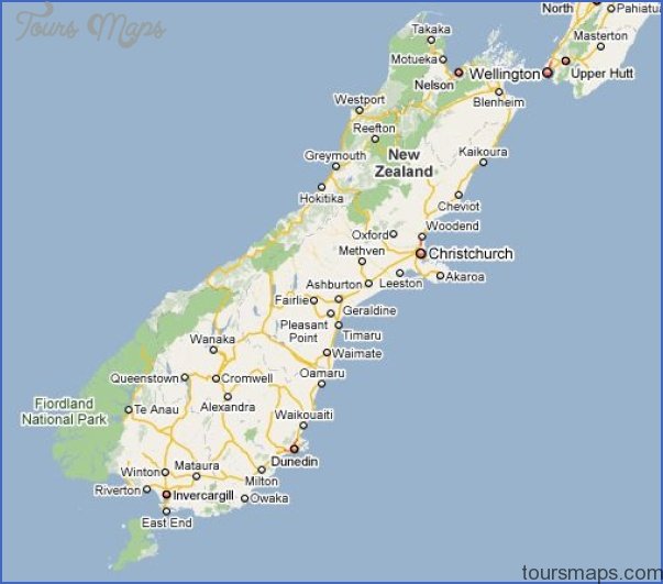 southern alps world map