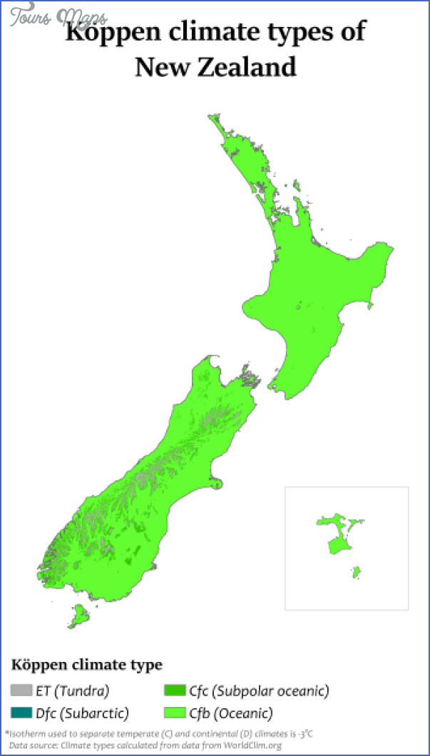 new zealand climate map 1 New Zealand Climate Map