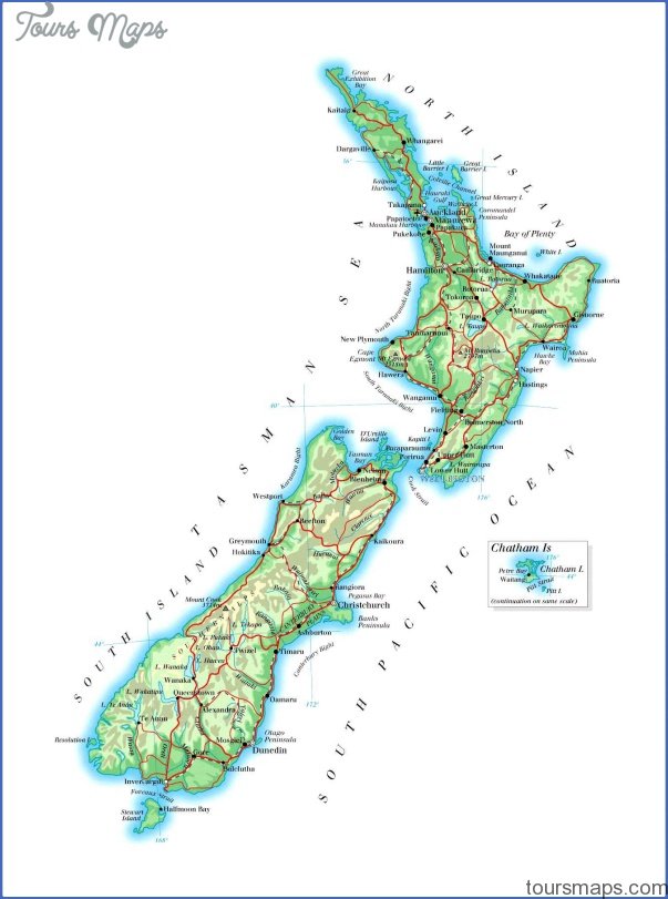 new zealand map 0 New Zealand On Map
