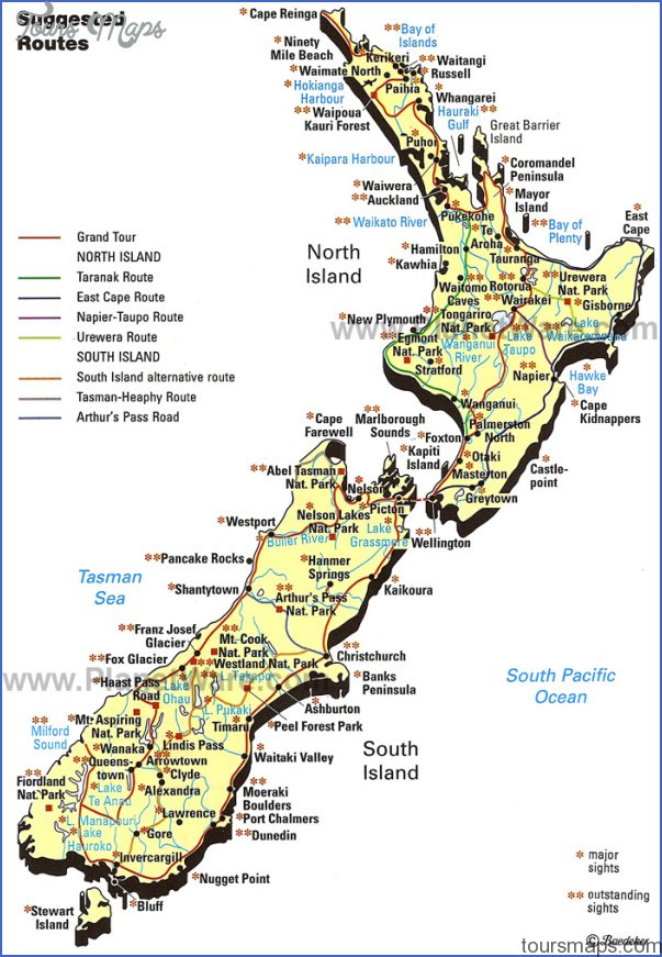 new zealand map 3 Map Of New Zealand