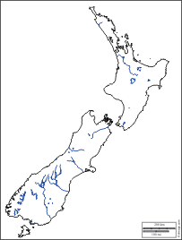 nzelande14s New Zealand Map Outline