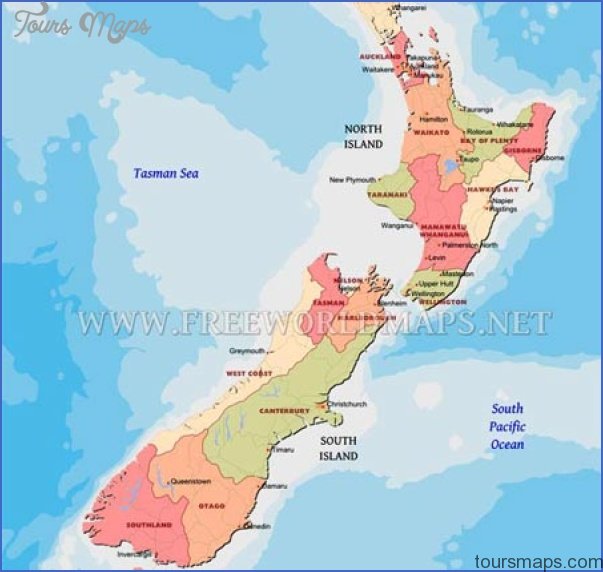 physical map of new zealand 6 Physical Map Of New Zealand