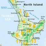 regions new zealand map northisland 150x150 North Island New Zealand Map