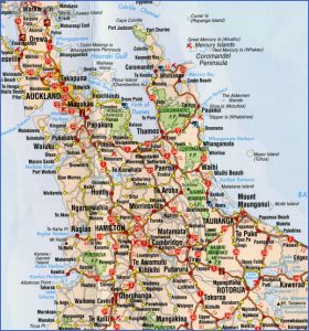 North Island New Zealand Map Toursmaps