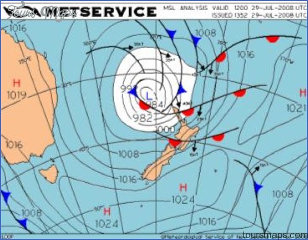 weather map New Zealand Weather Map