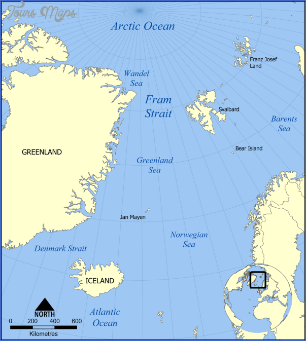 arctic ocean map 10 Arctic Ocean Map