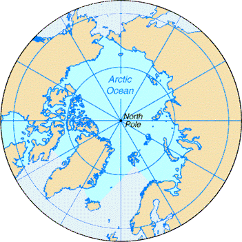 arctic ocean map 11 Arctic Ocean Map