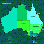 australia 150x150 Australia Administrative Map