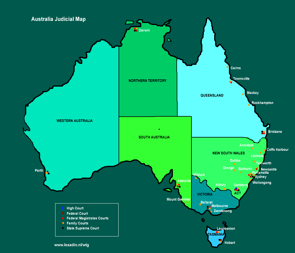 australia Australia Administrative Map