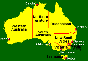 australiamap Australia Administrative Map