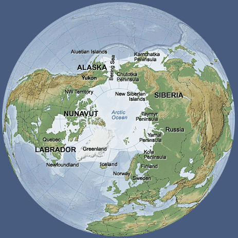 map of arctic 9 Map Of Arctic