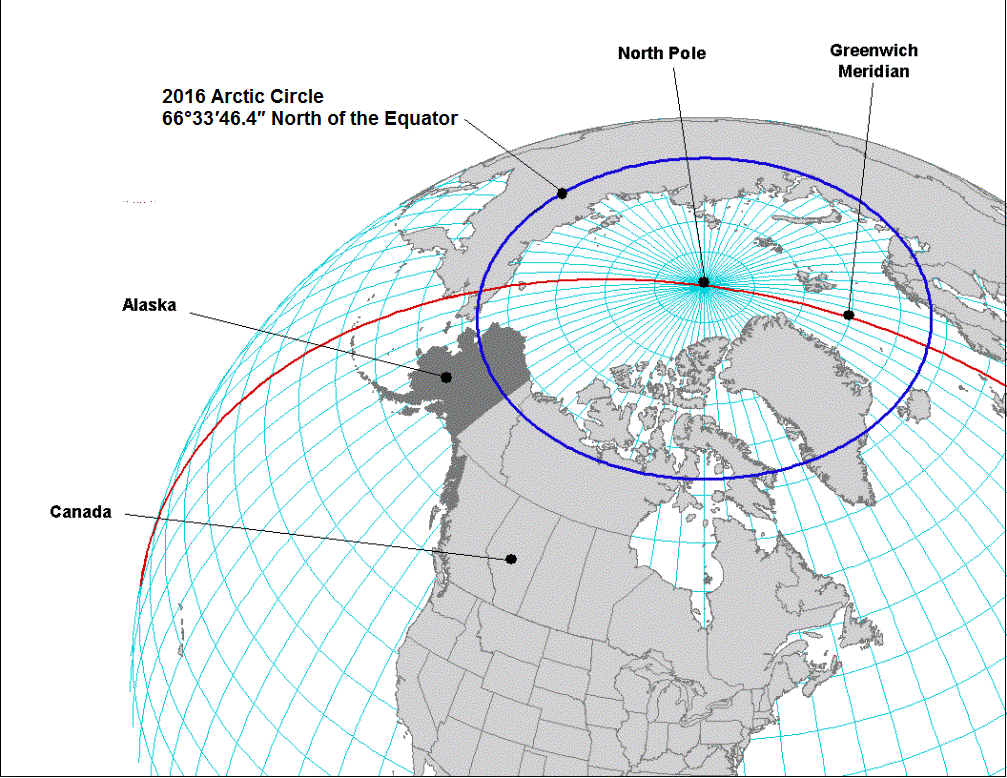 map of the arctic circle 6 Map Of The Arctic Circle
