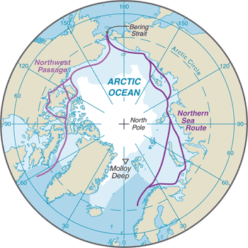 map of the arctic ocean 10 Map Of The Arctic Ocean