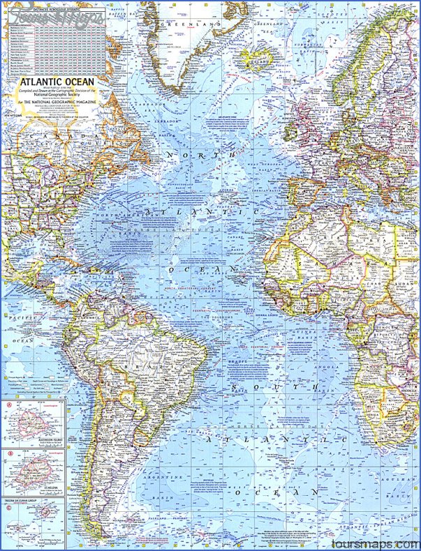 Atlantic Ocean Floor Topography Map Archives Toursmaps Com