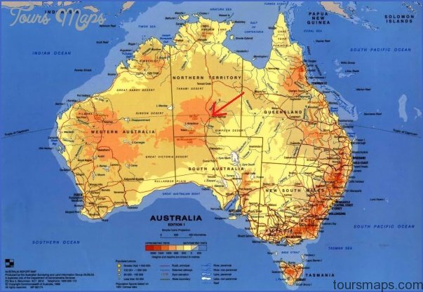 australia map geographical  15 Australia Map Geographical