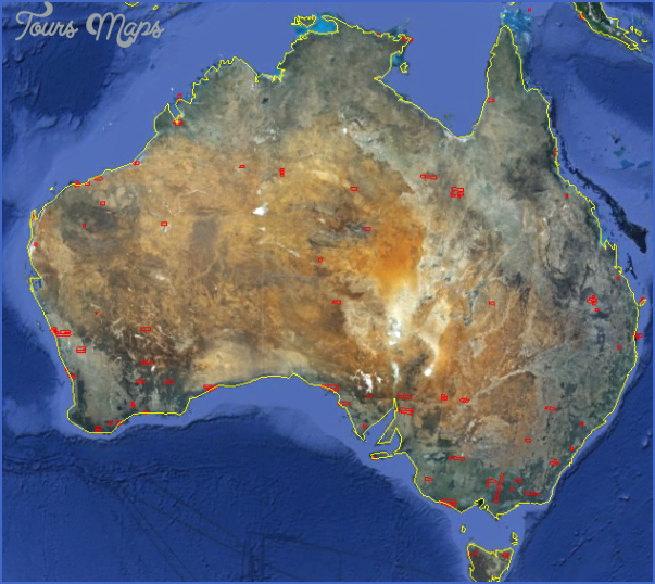 australia map google  8 Australia Map Google