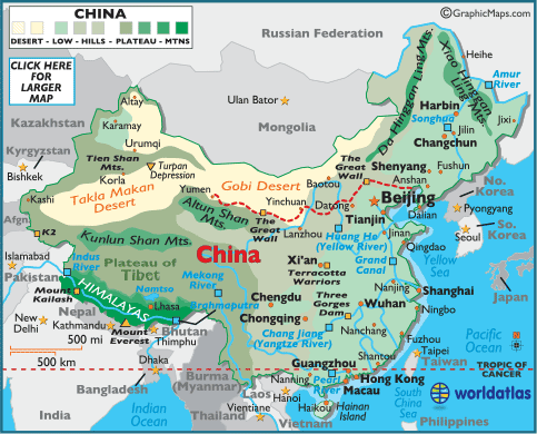 china map world  22 China Map World
