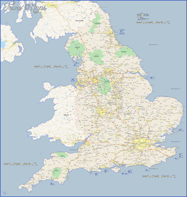 england large England Map Detailed