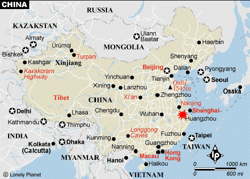 map china cities China Map With Cities