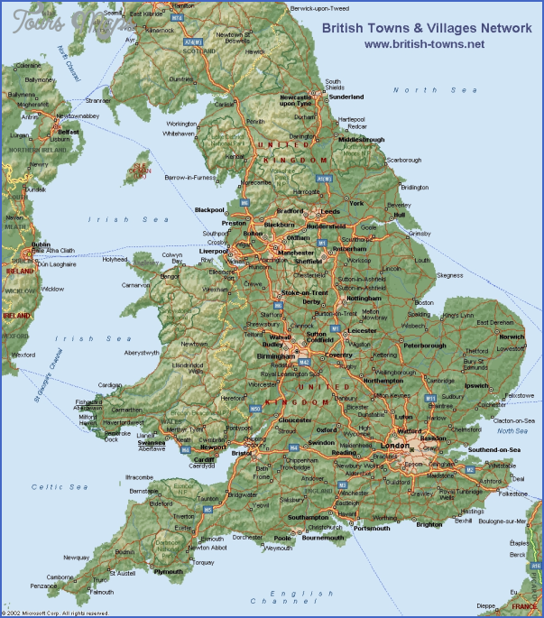 map england physical England Map Detailed