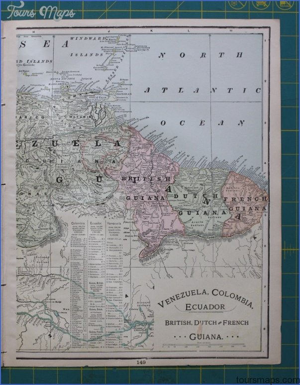 south american countries vintage original 1897 crams world  57 Atlantic Map World Atlas