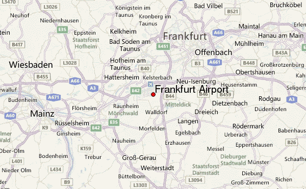 frankfurt map location  5 Frankfurt Map Location