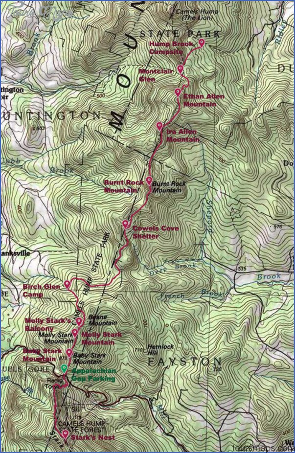 killington hiking trail map 0 Killington Hiking Trail Map