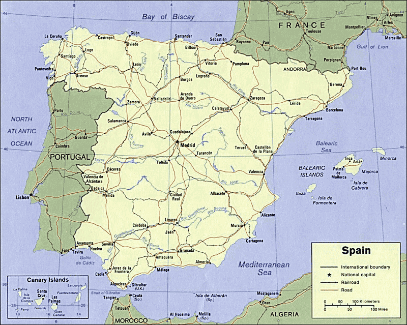 madrid spain map location  0 Madrid Spain Map Location